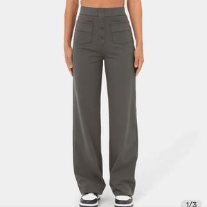 HALARA Gray Straight Leg Pants